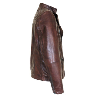 Mauve Men's Vintage Genuine Cow Leather Jacket