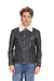 Harry Men’s Fur Collar Leather Jacket Black