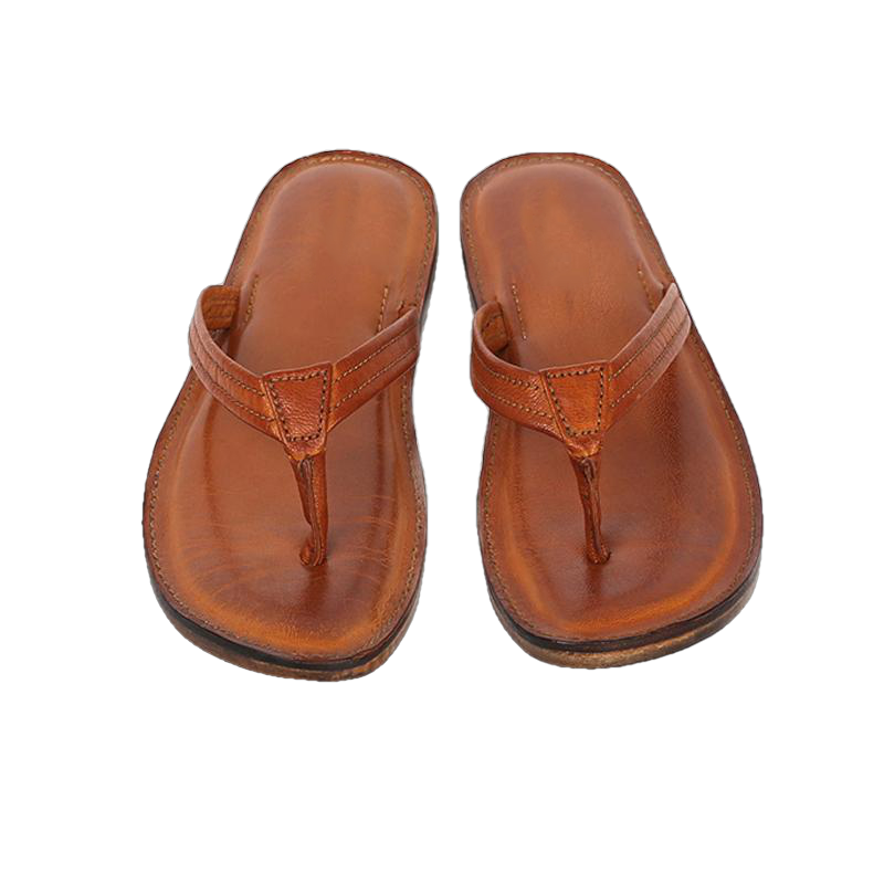 Melina Flat Leather Flip Flop women's slippers