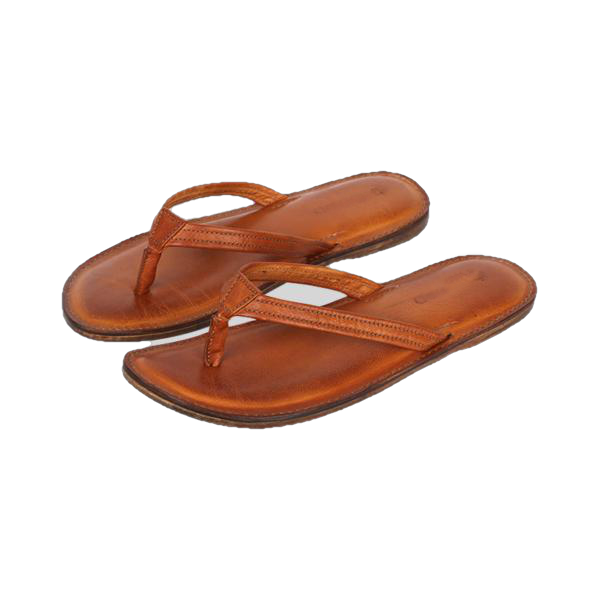 Melina Flat Leather Flip Flop women's slippers