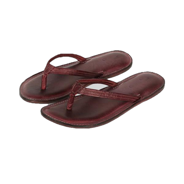 Melina Flat Leather Flip Flop women's slippers