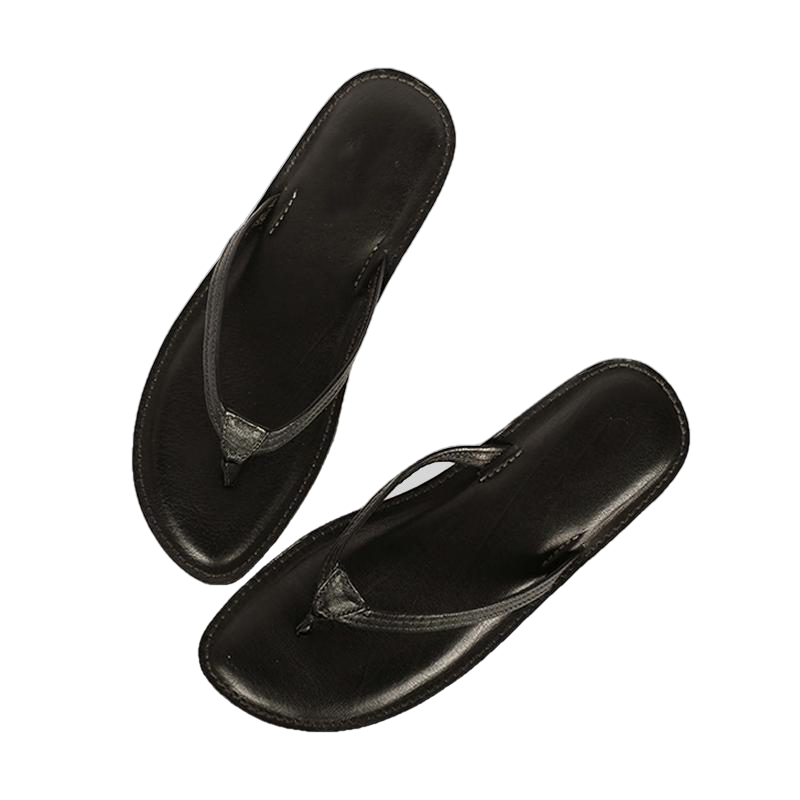 Melina Flat Leather Flip Flop women's slippers