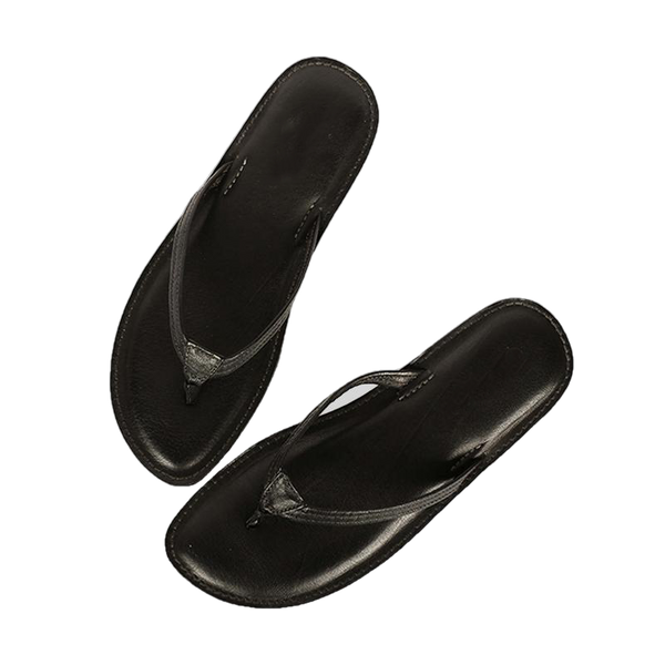 Melina Flat Leather Flip Flop women's slippers