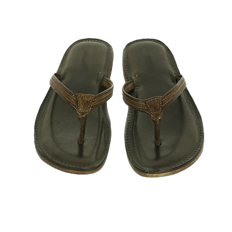 Melina Flat Leather Flip Flop women's slippers