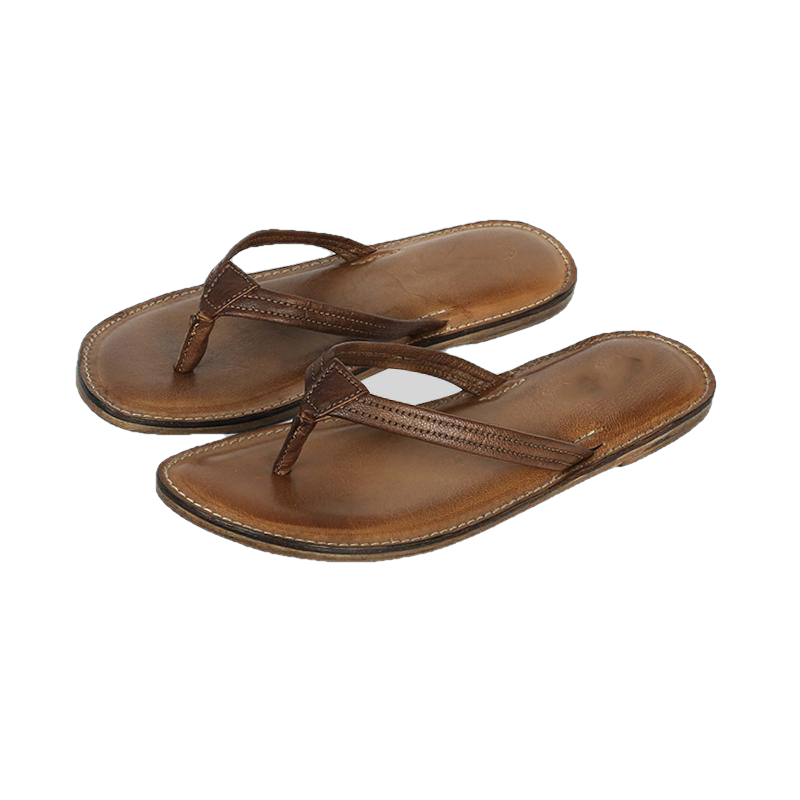 Melina Flat Leather Flip Flop women's slippers