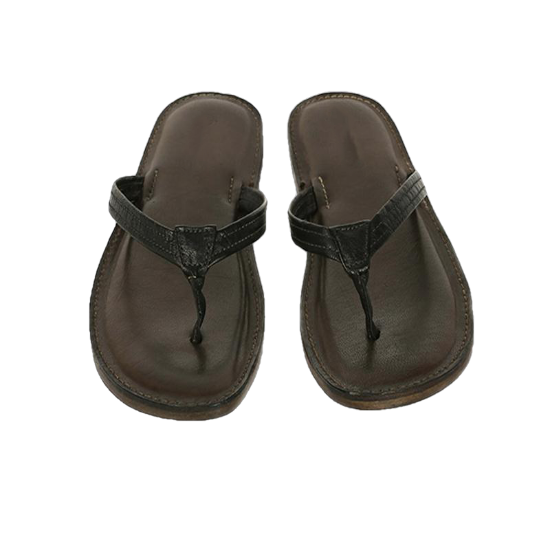Melina Flat Leather Flip Flop women's slippers