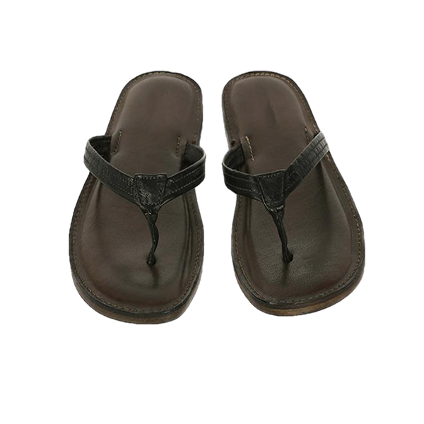 Melina Flat Leather Flip Flop women's slippers
