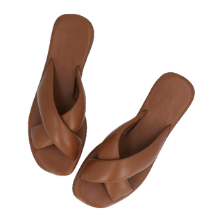 Mia Flat Leather Sandals
