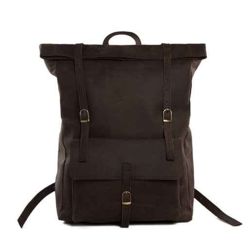 Flash Sale Handmade Men's Genuine Leather Backpack | Rucksack