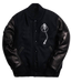 Def Leather & Fabric Varsity Jacket (PREMIUM)-Inland Leather Co-Inland Leather Co