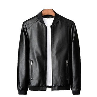 USA Bald Eagle Printed Real Leather Jacket