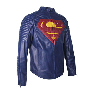 Superman Character Real Leather Jacket
