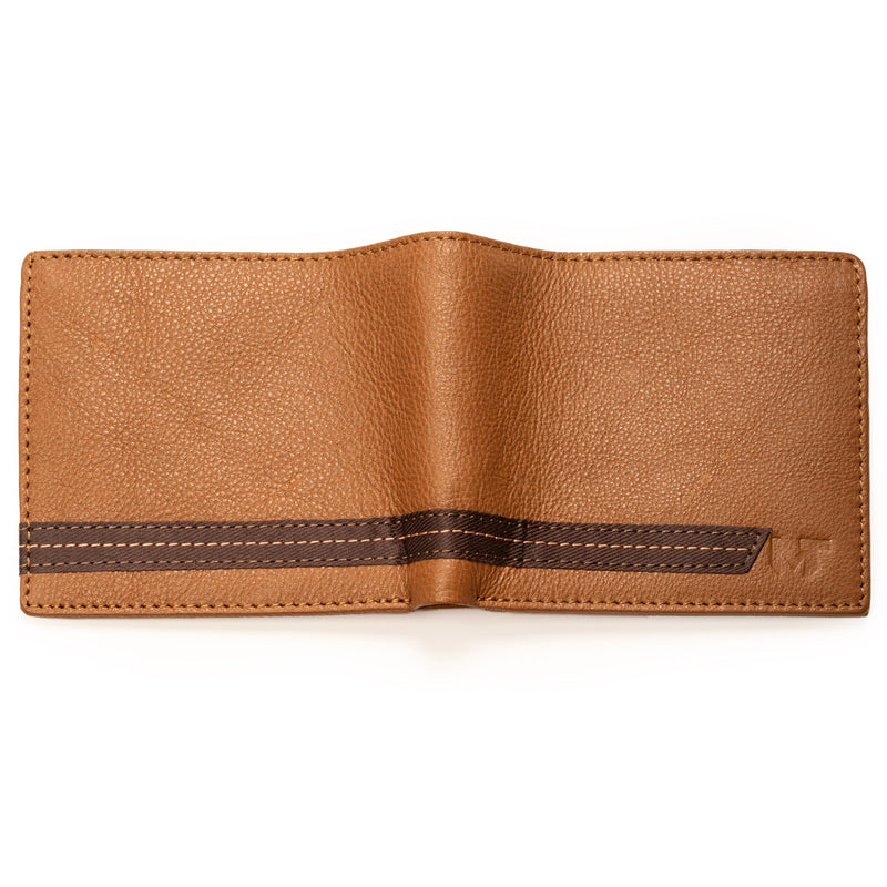 Stripe Brown Men's Wallet