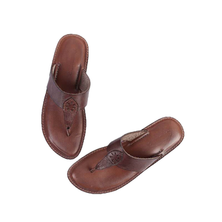 Evelyn Flat Leather Women Slippers
