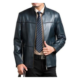 Tywin Mens Sheepskin Parka Leather Coat