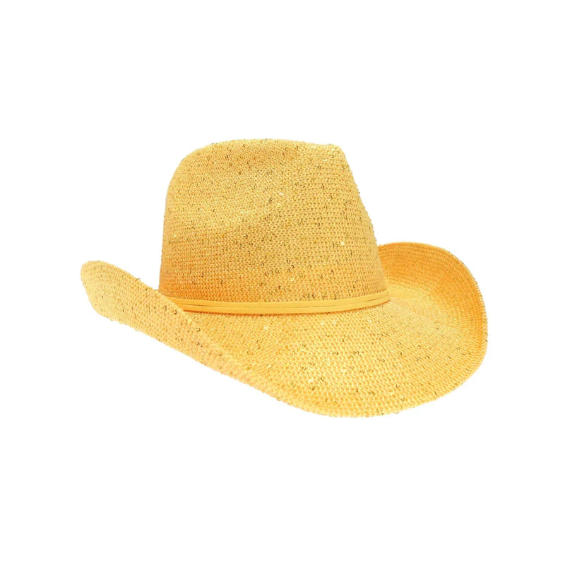 Women's Cowboy Hat with Suede Trim