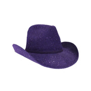 Women's Cowboy Hat with Suede Trim