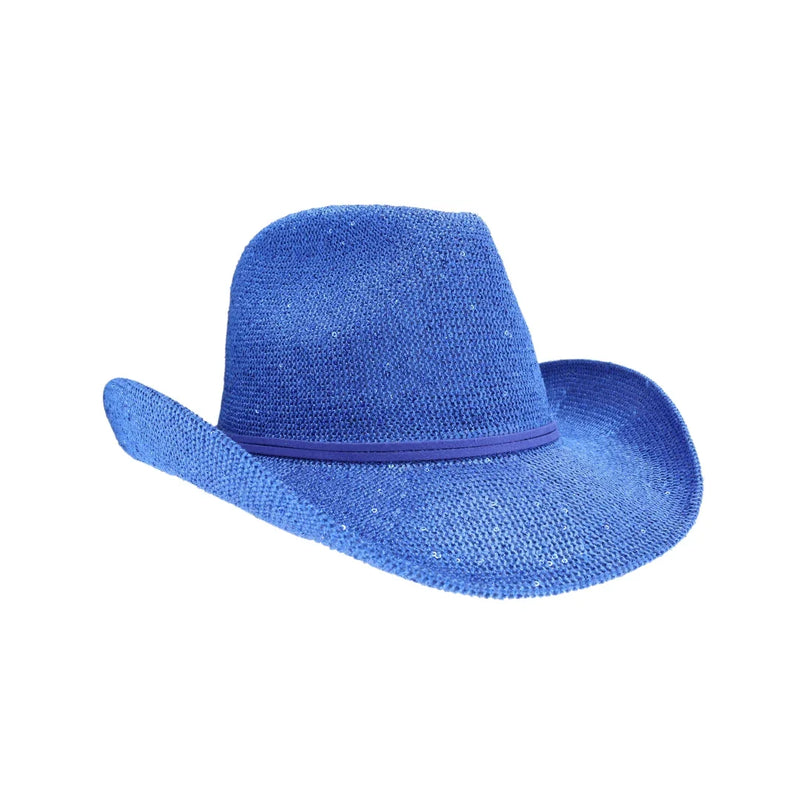 Women's Cowboy Hat with Suede Trim