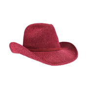 Women's Cowboy Hat with Suede Trim
