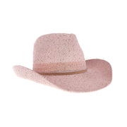 Women's Cowboy Hat with Suede Trim