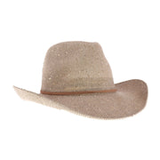 Women's Cowboy Hat with Suede Trim