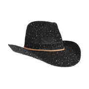 Women's Cowboy Hat with Suede Trim