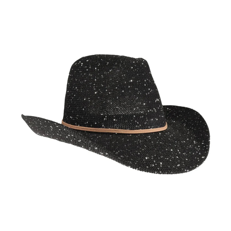 Women's Cowboy Hat with Suede Trim