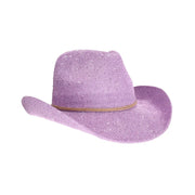 Women's Cowboy Hat with Suede Trim