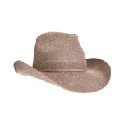 Women's Cowboy Hat with Suede Trim