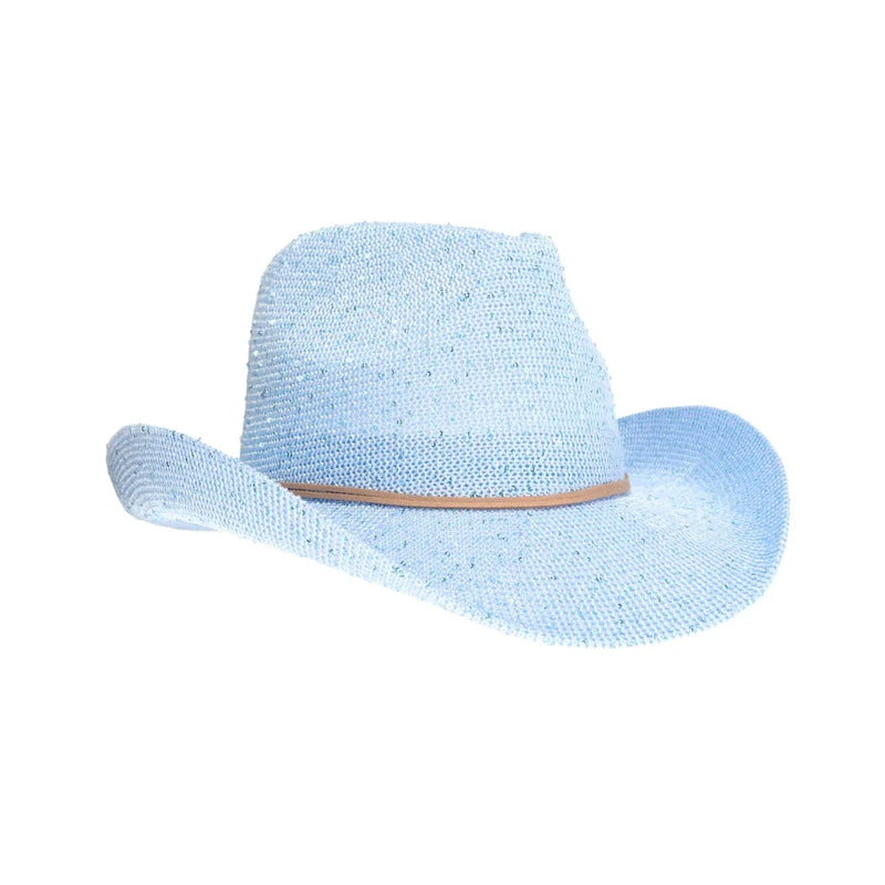 Women's Cowboy Hat with Suede Trim