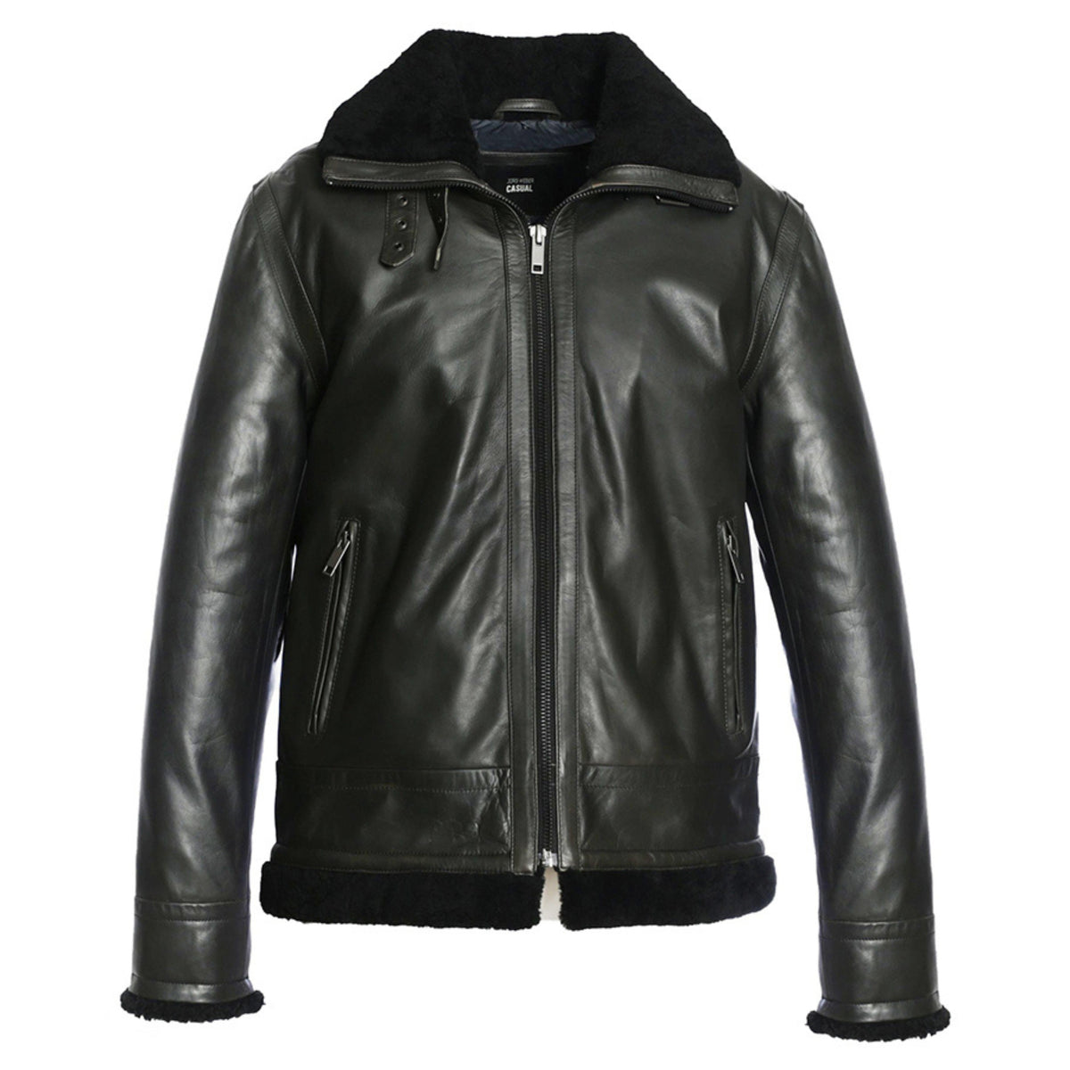 Men's Carlo Aviator Leather Jacket