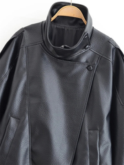 Willow Women's Black Faux Leather Motorcycle Jacket