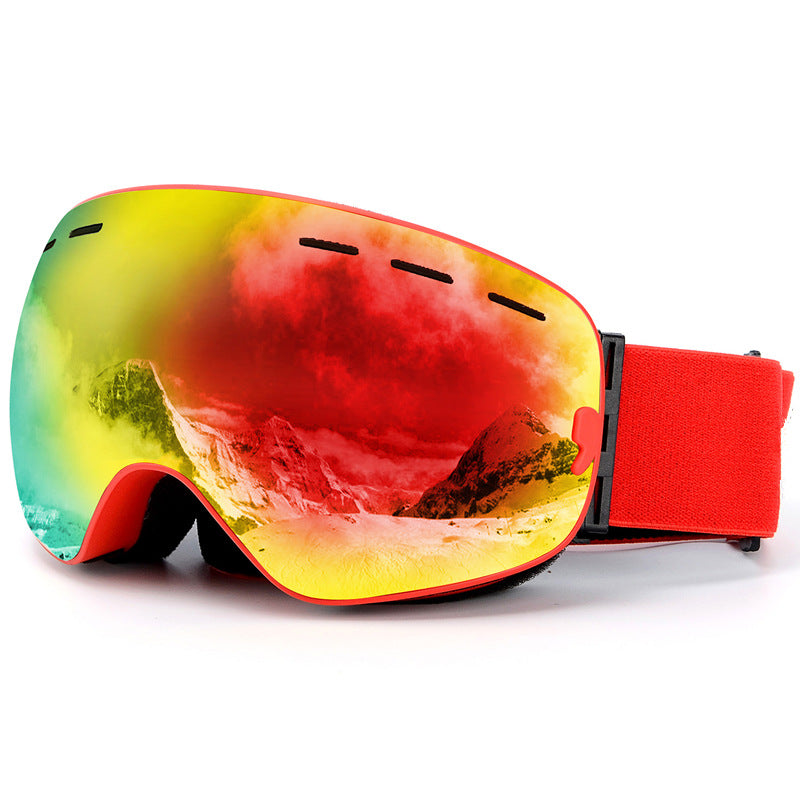 HX18 Edge Spherical Mirror Ski Goggles