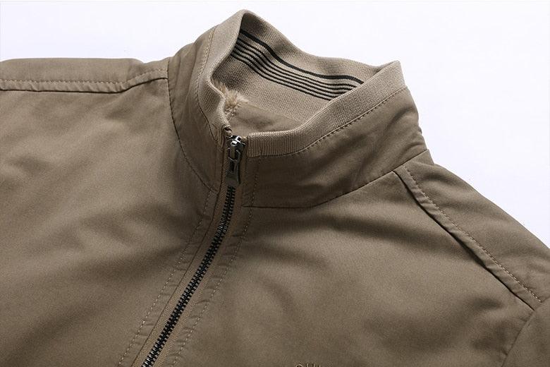 Men's Water-Resistant Winter Jacket with Faux Fur Lining