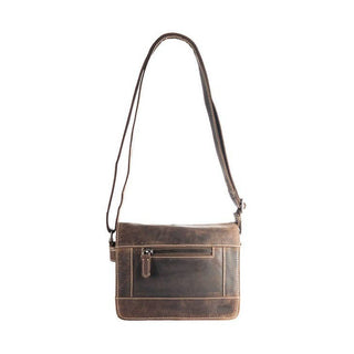 Karen Compact Leather Crossbody Shoulder Bag