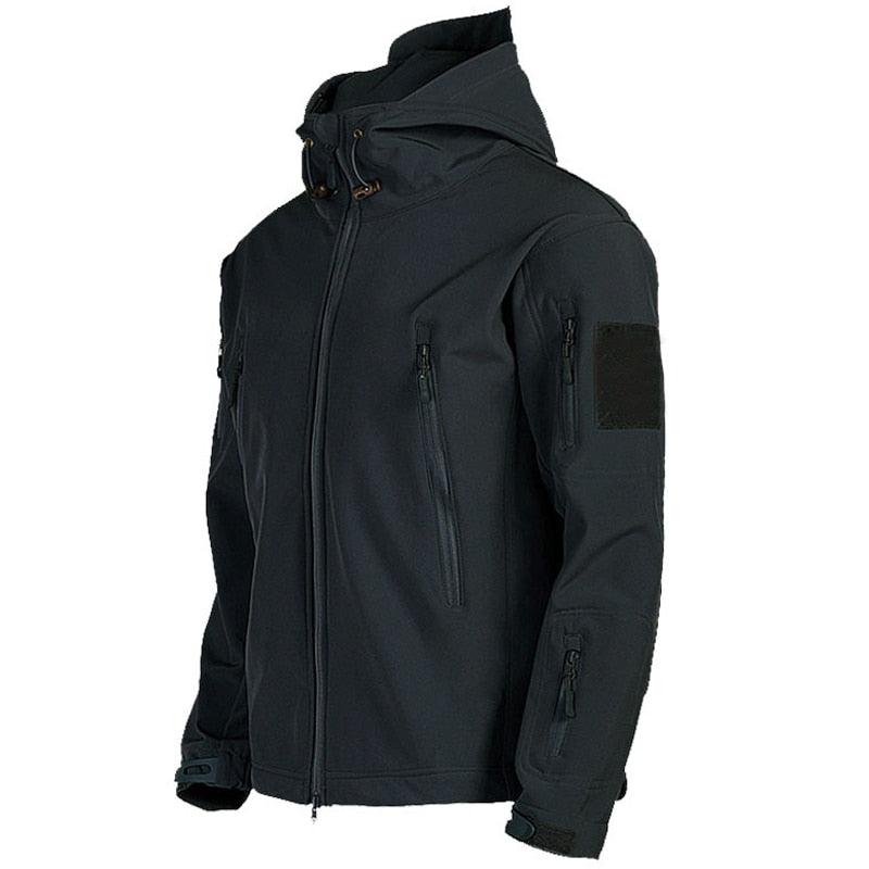 Men's Camouflage Green Tactical Hooded Jacket