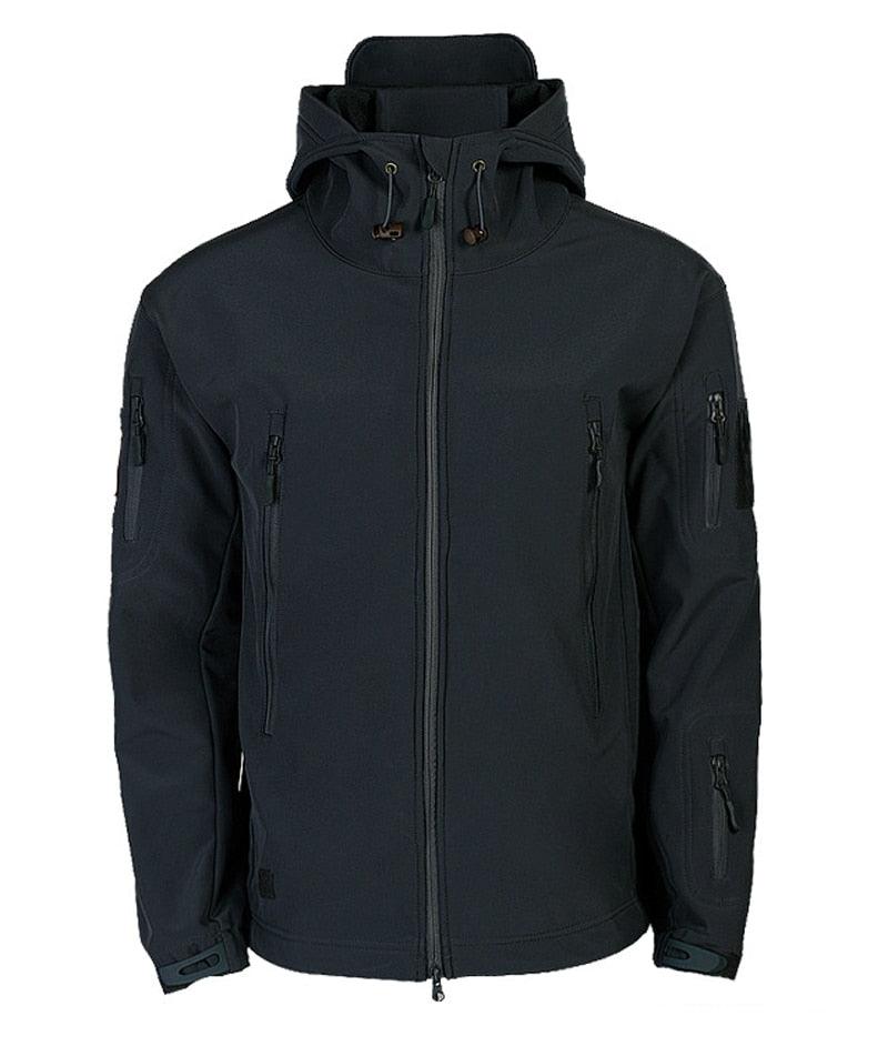 Men's Camouflage Green Tactical Hooded Jacket