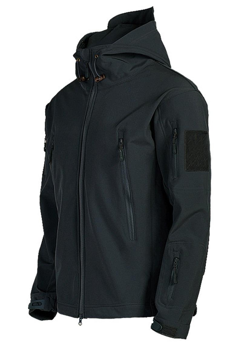 Men's Camouflage Green Tactical Hooded Jacket