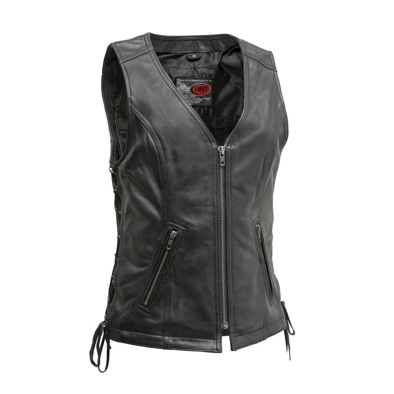 Cindy - Women's Motorcycle Sheepskin Vest