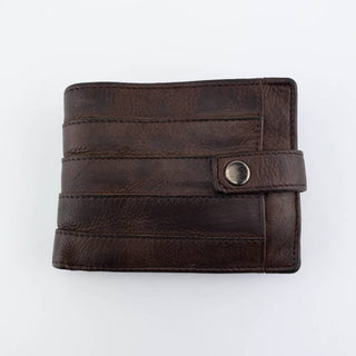Zachary Cow Leather Bifold Rfid Protected Men's Wallet Brown
