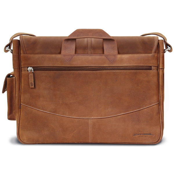 Premium Leather Messenger Bag for Men Laptop Shoulder Bag