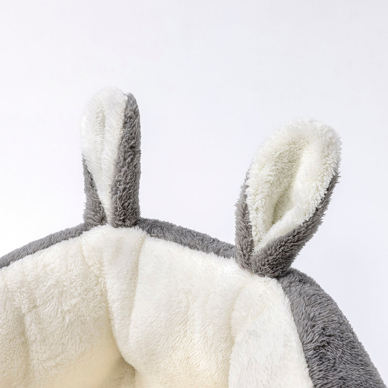 Bunny Ear Design Pet Bed 🐰🛏️ Cozy Plush Dog & Cat Bed