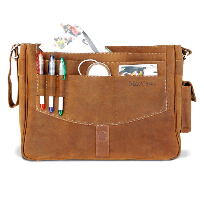 Premium Leather Messenger Bag for Men Laptop Shoulder Bag