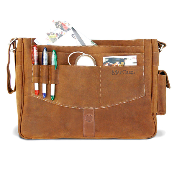Premium Leather Messenger Bag for Men Laptop Shoulder Bag