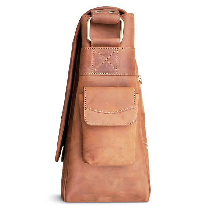 Premium Leather Messenger Bag for Men Laptop Shoulder Bag