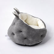 Bunny Ear Design Pet Bed 🐰🛏️ Cozy Plush Dog & Cat Bed