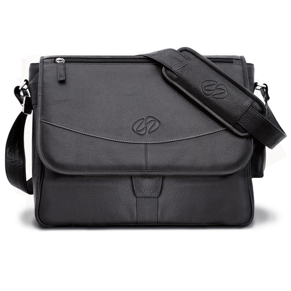Premium Leather Messenger Bag for Men Laptop Shoulder Bag