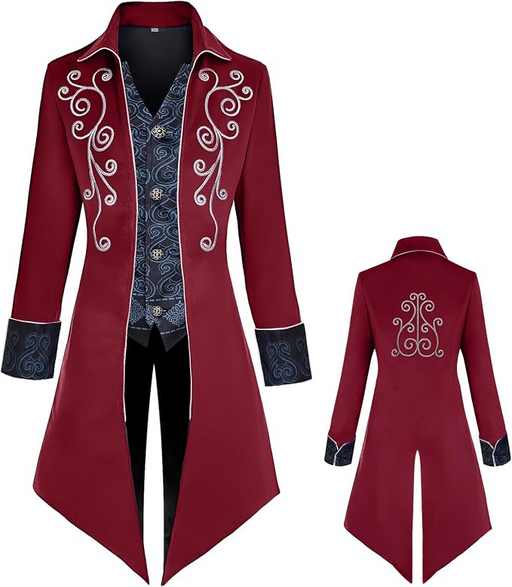 Men's Steampunk Victorian Gothic Tailcoat Jacket