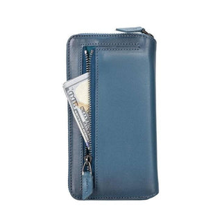 Timothy Apple IPhone 14 Series Detachable And Zipper Leather Wallet Case (Set of 2)