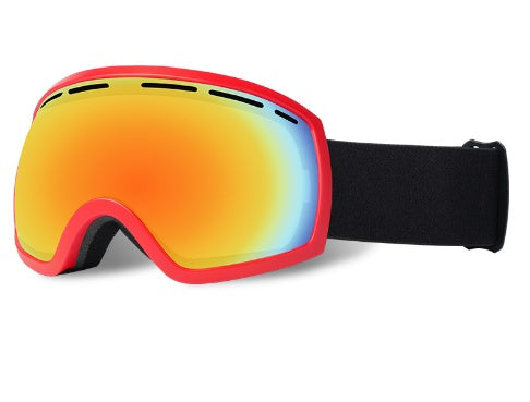 Large Spherical Ski Goggles – Double-Layer Anti-Fog